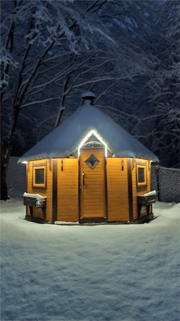 Отдых в Адыгее - гриль-хаус зима